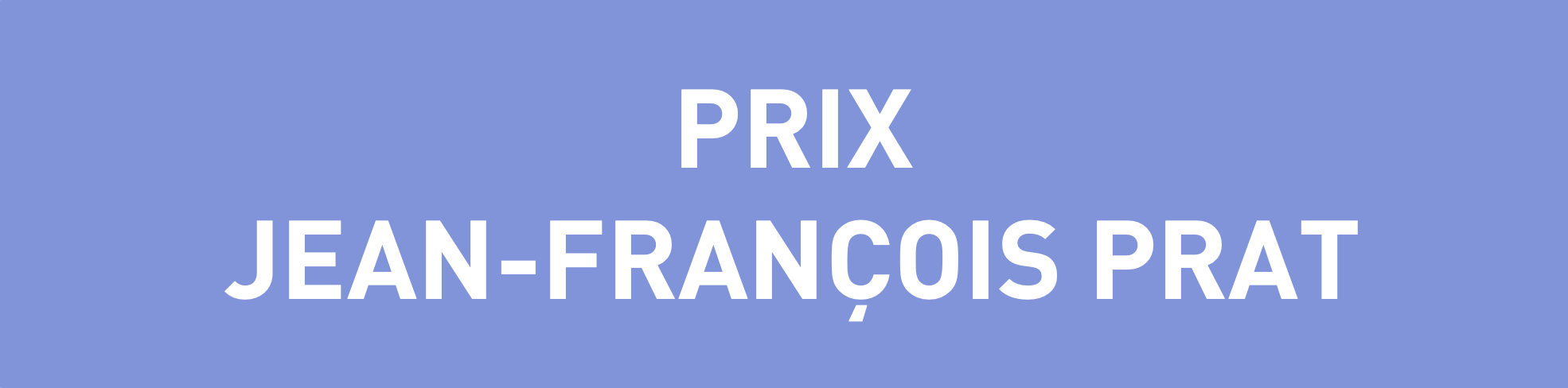 Prix Jean François Prat